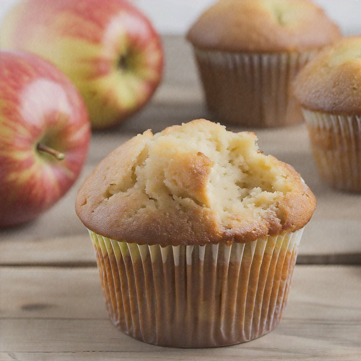 Receta Muffin de manzana